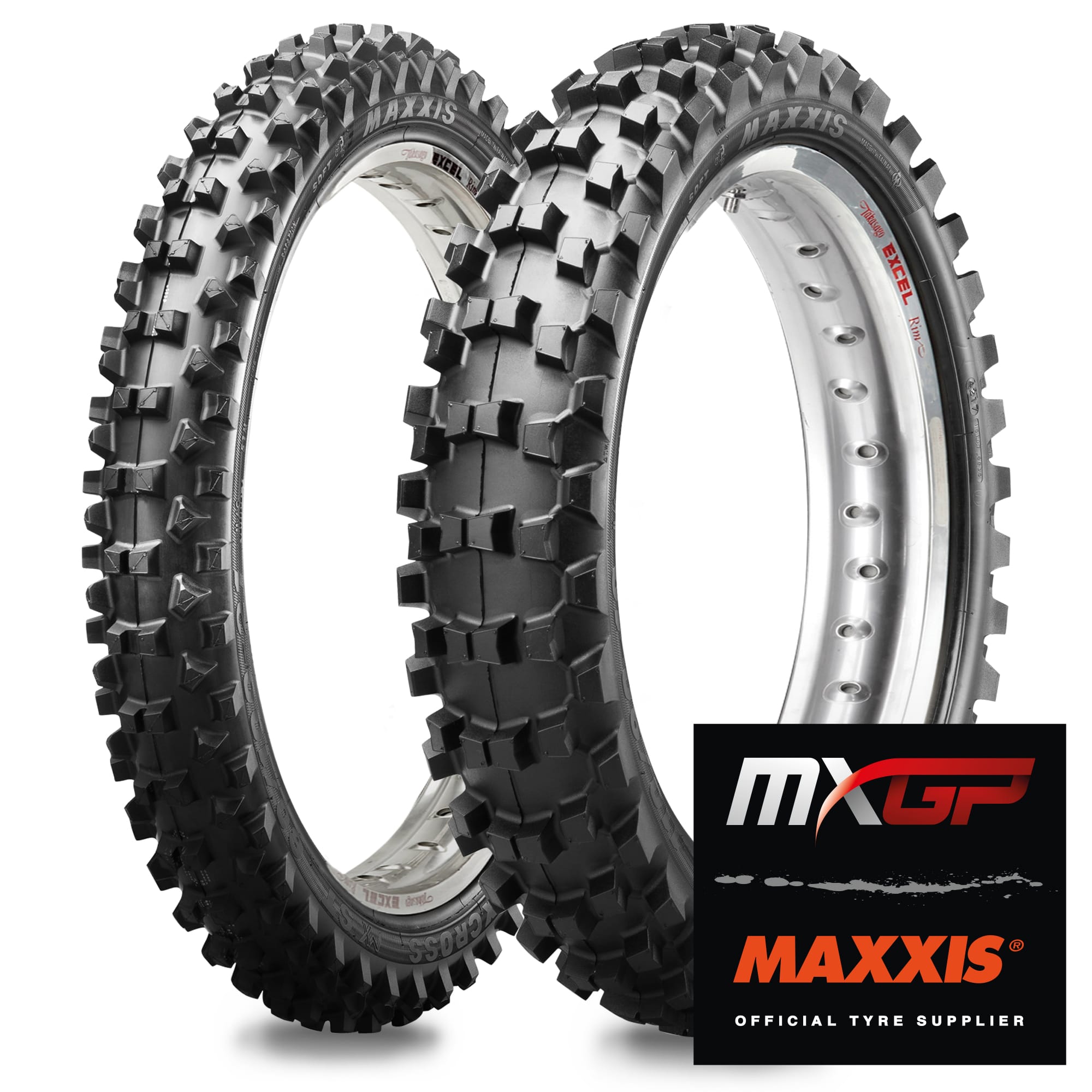 Maxxis 65cc MXST Tyres Matched Pair 60/100x14 + 80/10012